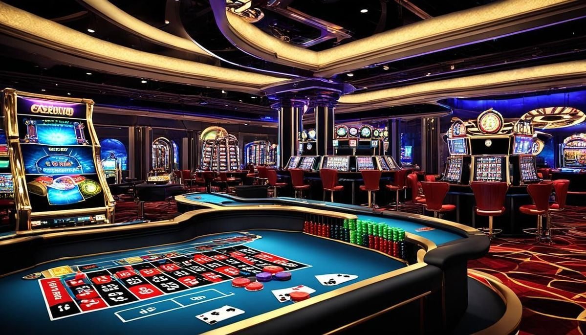 Tampilan antarmuka mobile lele247 untuk sportsbook dan live casino